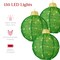 Best Choice Products 3-Piece Hanging Pop-Up Outdoor Christmas Ornaments, LED Lights, 8 Light Functions